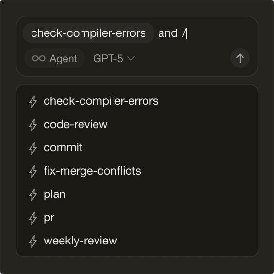 Cursor skills and custom agent workflows